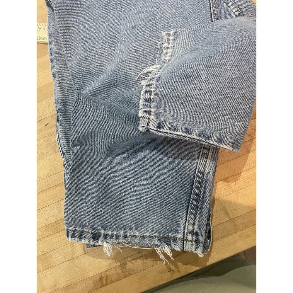 Vintage Y2K Levi’s 560 Loose Fit Tapered Leg Blue Denim Jeans 33x30 Made In USA - Picture 10 of 11